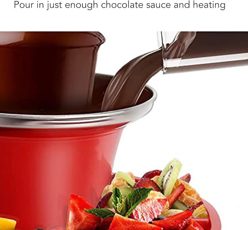 Zunate 3 Tier Stainless Steel Chocolate Fondue Fountain Electric Warmer Machine - Image 5